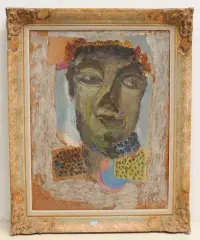 Satir", 1929 by Oskar Lüthy, oil, sold Sep 2022