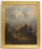 Berneroberland by Georg Meyer Zimmermann, oil on canvas, sold Sep 2022