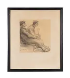 The Convalescents by Théophile Steinlen, lithograph, sold Aug 2023