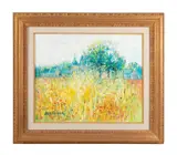Chateau Breton et bles by Yolande Ardissone, oil on canvas, sold Aug 2023