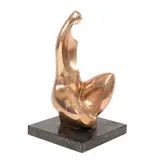 Untitled by Isaac Kahn, bronze abstract sculpture, sold Oct 2023