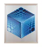 Untitled by Victor Vasarely, screenprint on paper, sold Oct 2023