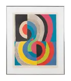 L'Oiseau De Feu by Sonia Delaunay, lithograph on paper, sold Oct 2023