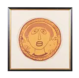 Antique Head by Andre Derain, circa 1938, gouache on J. Annonay paper, sold Oct 2023