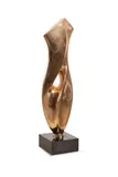 Untitled by Antonio Grediaga, bronze abstract figural sculpture, sold Oct 2023