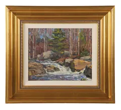 MA ME artist by Stapleton Kearns, oil on canvas, sold Sep 2025