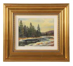 MA ME artist by Stapleton Kearns, oil on canvas, sold Sep 2025