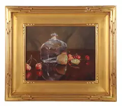 NC artist by Chas Fagan, oil on canvas, sold Sep 2025