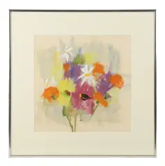 DE artist by Mary Page Evans, mixed media on paper, sold Sep 2025
