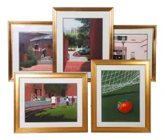 (5) Watercolors by Thomas Newnam, watercolor on paper, sold Oct 2025