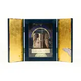 Untitled by Graceann Warn, oil and encaustic assemblage in shadow box, sold Aug 2022