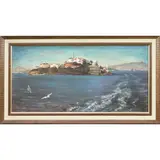 San Francisco Bay by Isabel Lockwood, oil on canvas, sold Aug 2022