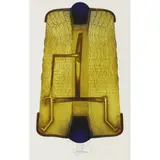 Untitled by Aladár Almásy, etching in colors, sold Aug 2022