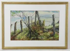 The Good Neighbor by Sears Gallagher, watercolor, sold Jun 2025