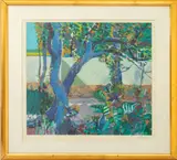 Walled Garden by Robert Aaron Frame, Serigraph in Colors, sold Jul 2024