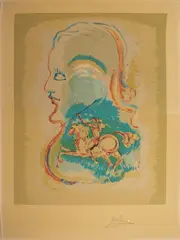 Dreams of a Horseman by Salvador Dalí, Lithograph in Colors, sold Jul 2024