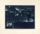 Bronx Noctourn by William J. Behnken, 1997, Aquatint Print on Paper, sold Jul 2024
