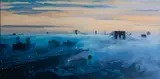 Fog by Ellen Bradshaw, Oil on Canvas, sold Jul 2024
