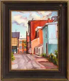 Alleyway by Deborah Dougherty Wester, Oil on Canvas, sold Jul 2024