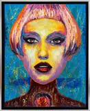 Pink Pixie by David Padworny, 2019, Oil on Canvas, sold Jul 2024