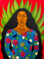 Mayahuel by Tamara Adams, 2015, Acrylic on Canvas, sold Jul 2024