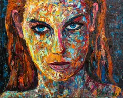 Untiled M1023 by David Padworny, 2017, Oil on Canvas, sold Jul 2024