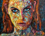 Untiled M1023 by David Padworny, 2017, Oil on Canvas, sold Jul 2024