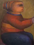 Untitled by Arnaldo Miccoli, Oil on Canvas, sold Jul 2024