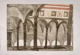 Piazza dell'Ospidale degli Innoccenti II by Alison Neville, 1983, Engraving and Aquatint on Paper, sold Jul 2024