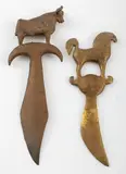 Untitled by Two Louis Mendez, Bronze Letter Openers, sold Jul 2024