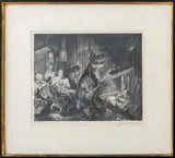 On the Fly Rail by Don Freeman, 1934, Lithograph on Paper, sold Jul 2024