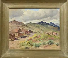 Untitled by William Darling, oil on masonite, sold May 2020