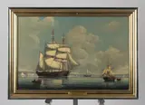 Untitled by Salvatore Colacicco, oil on board, sold Jul 2024