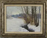 Untitled by Maurice Braun, oil on paper board, sold Jul 2024