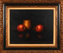 Untitled by Alfred Jackson, oil on canvas, sold Jul 2024