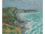 Falaises D’yport en Hiver by Gustave Loiseau, 1865 Paris – 1935 ebenda, oil on canvas, sold Dec 2024