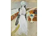 Untitled by Paul César Helleu, oil on canvas, sold Jun 2023