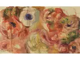 Anemonen by Pierre-Auguste Renoir, oil on canvas, sold Jun 2026