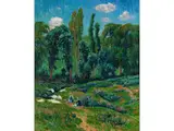 Untitled by Henry Moret, oil on canvas, sold Mar 2026