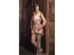 Dancing Girl by Isaac Israëls, oil on canvas, sold Jun 2024