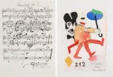 Ohne Titel by Hans Schärer, 1992, drawing, offered Sep 2022