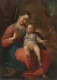 gen by Correggio, oil on panel, sold Jun 2022