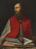 Der heilige Paulus by Spanien, um 1610 & 20, oil on canvas, offered Jun 2022