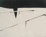 Velká bílá krajina (Studie) by Čestmír Kafka, 1979, oil on board, sold Jun 2022