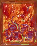 Früchtestillleben by Mario Schifano, acrylic, offered Jun 2022