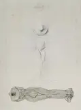 Ohne Titel by Jürgen Brodwolf, 1980, offset lithograph, sold Jun 2022