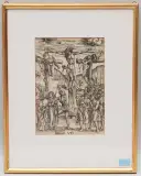 Christus wird der Essigschwamm angeboten by Urs Graf, woodcut, sold Jun 2022
