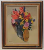 Blumenstillleben by Heinz Friedrich, oil on canvas, offered Jun 2022