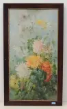 Dahlien by Gioachimo Galbusera, oil on board, sold Jun 2022