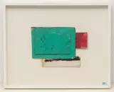 Ohne Titel by Mette Stausland, 1984, collage, sold Jun 2022